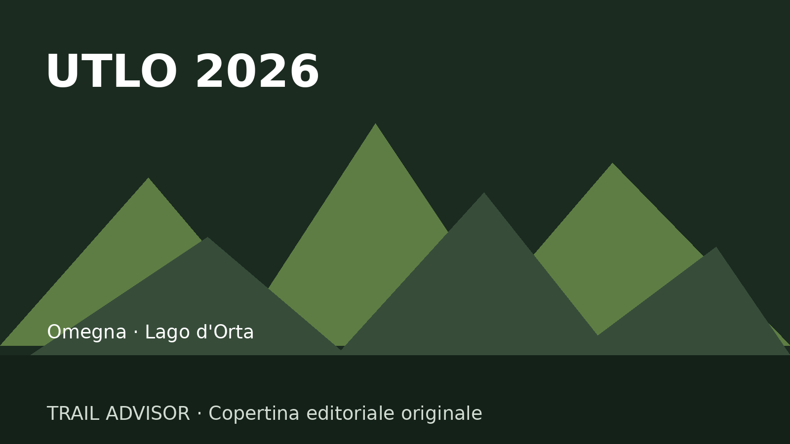 Minerva Energia Ultra Trail Lago d'Orta 2026